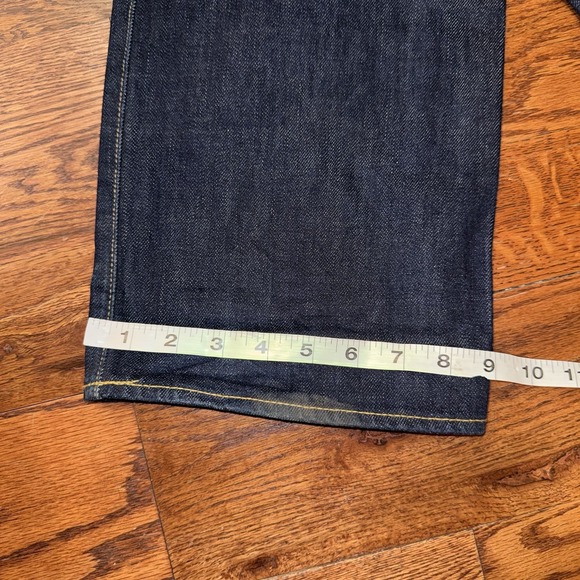 Double RL RRL Ralph Lauren Japanese Woven Selvedge Jeans Straight Fit Mens 34x32 - Picture 9 of 9